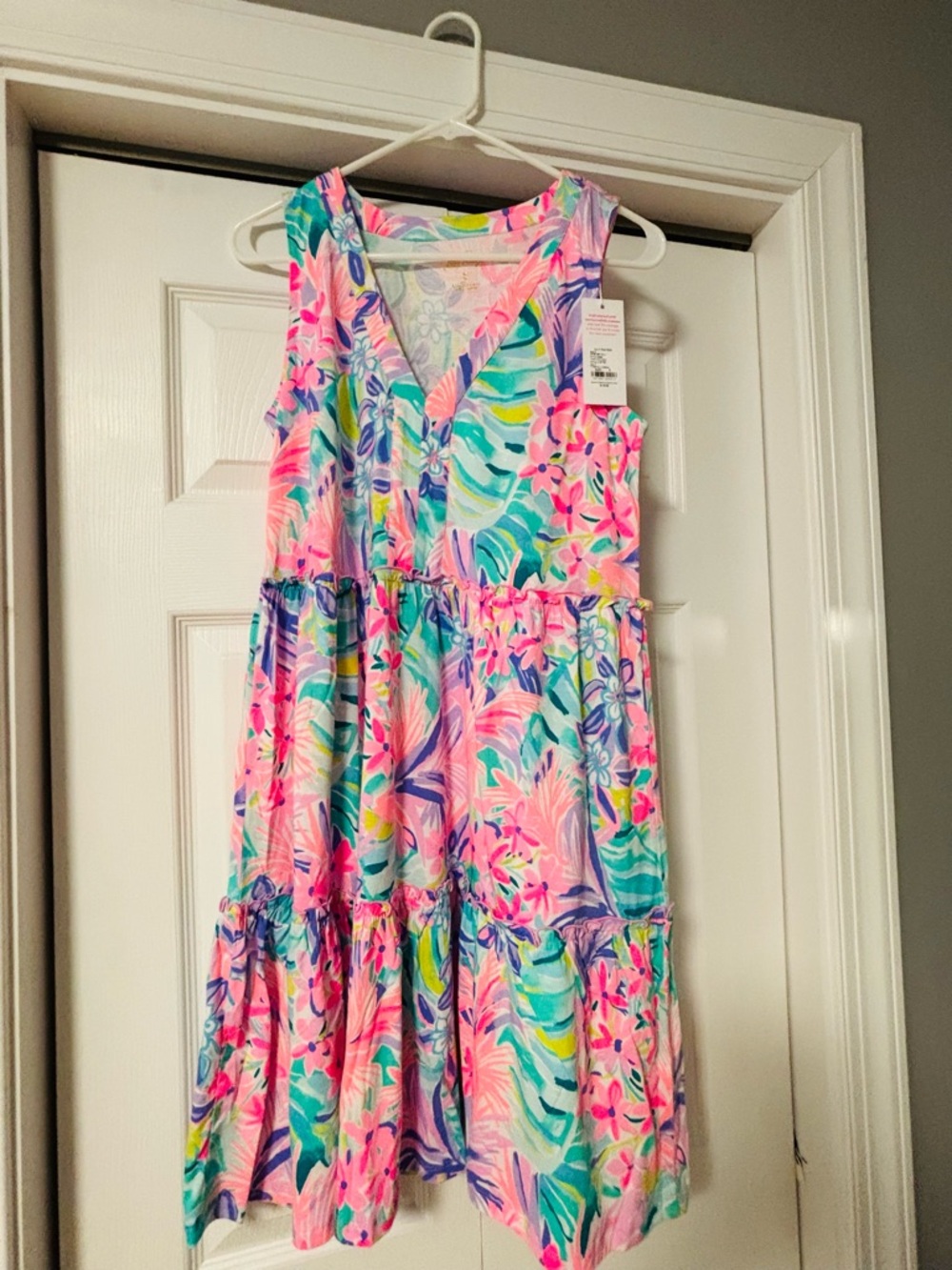 Lilly Pulitzer Lorina V neck dress size S - Picture 5 of 7